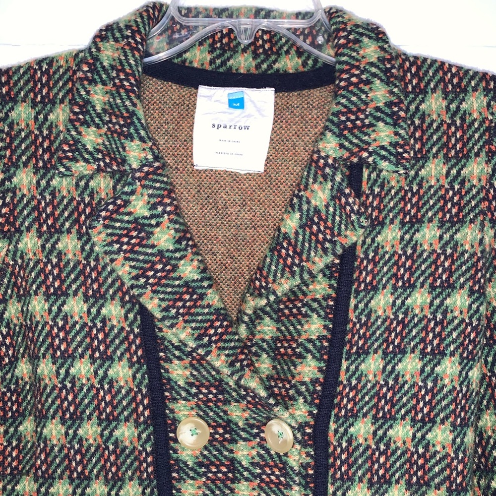 Anthropologie Sparrow Millbrook Jacquard Cardigan - Picture 10 of 16